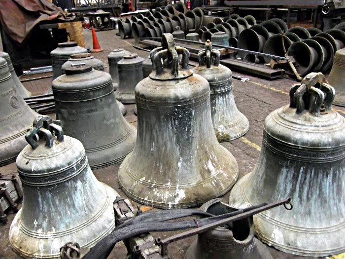 The bells in the Foundry